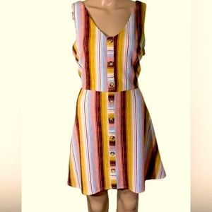 Retro striped sundress the pictures do not do it justice.